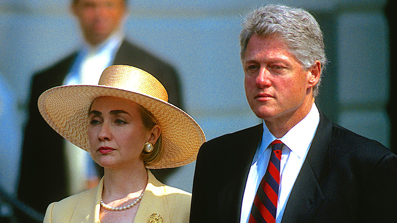 Hillary Clinton and Bill Clinton in 1994