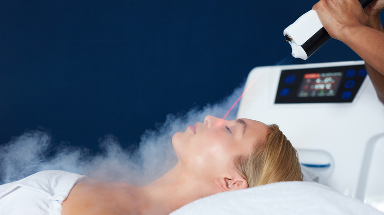 cold air facial laser device