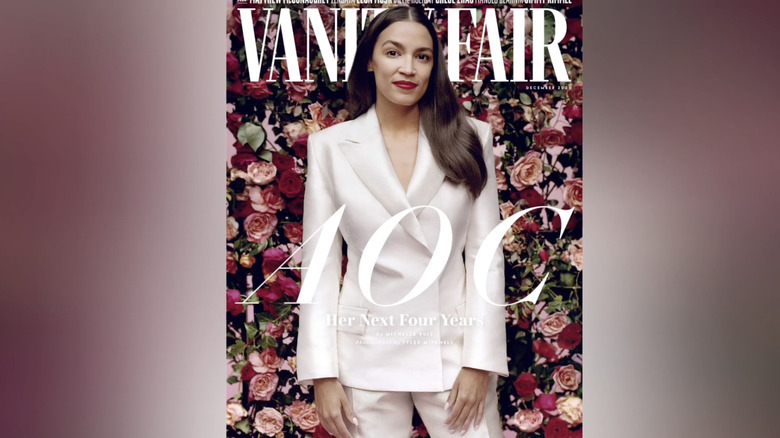 AOC on the cover of Vanity Fair 