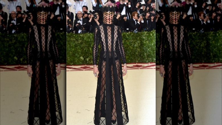 Cara Delevingne at the Met Gala in 2018