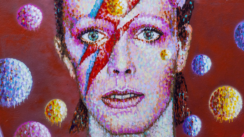David Bowie memorial in Brixton 