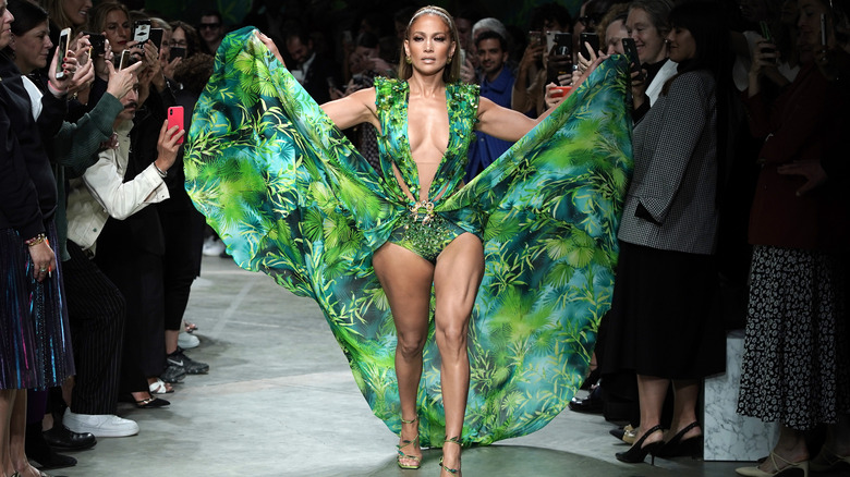 Jennifer Lopez in fashion show