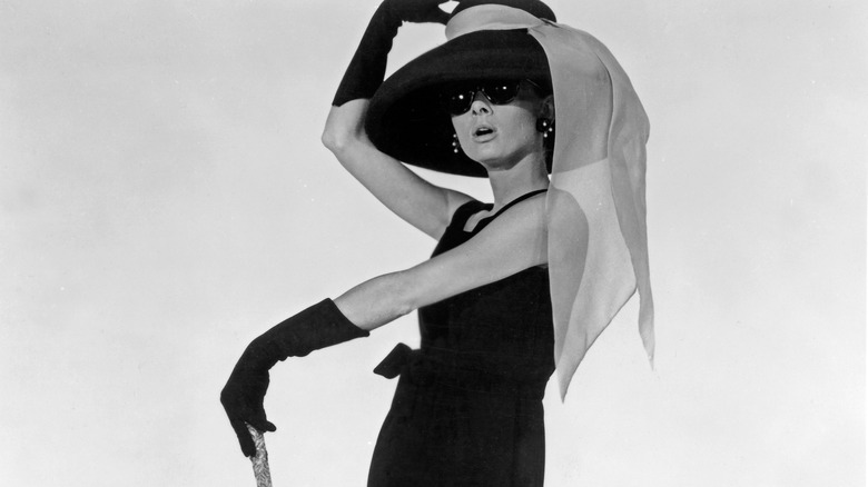 Audrey Hepburn posing 