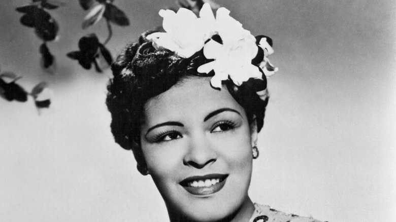 Billie Holiday smiling 