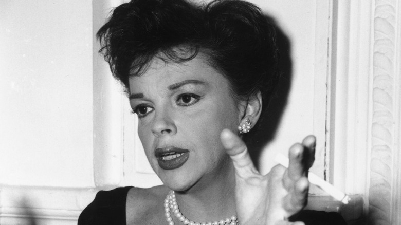 Judy Garland with short hair