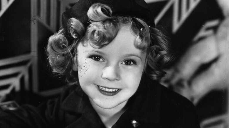 Shirley Temple smiling