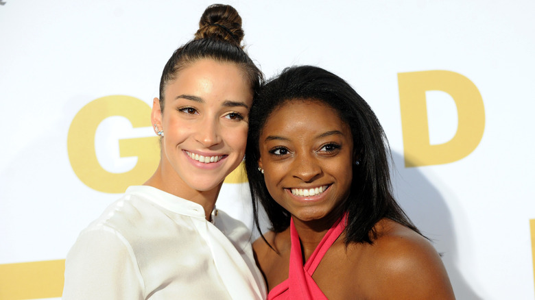 Aly Raisman and Simone Biles 