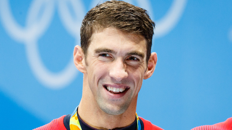 Michael Phelps smiling 