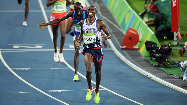 Mo Farah running 