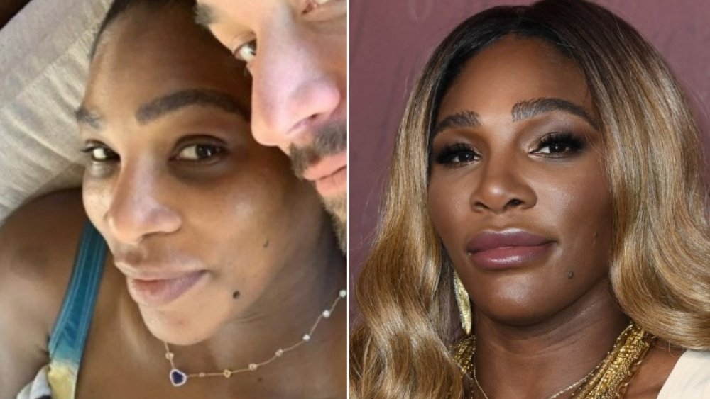 Olympic athlete Serena Williams with and without makeup