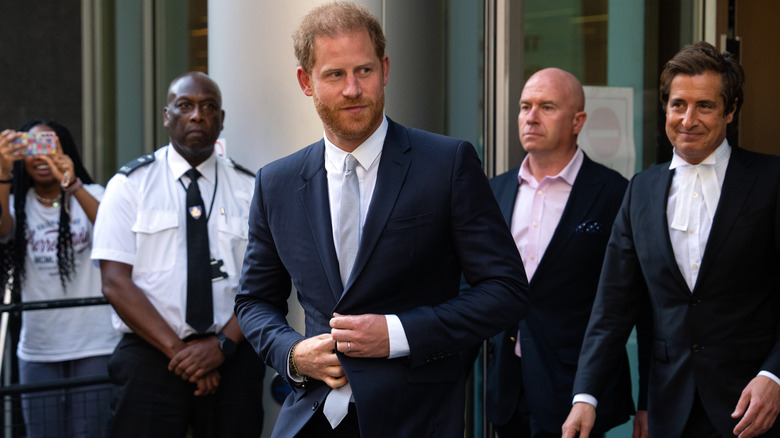 Prince Harry in crowd