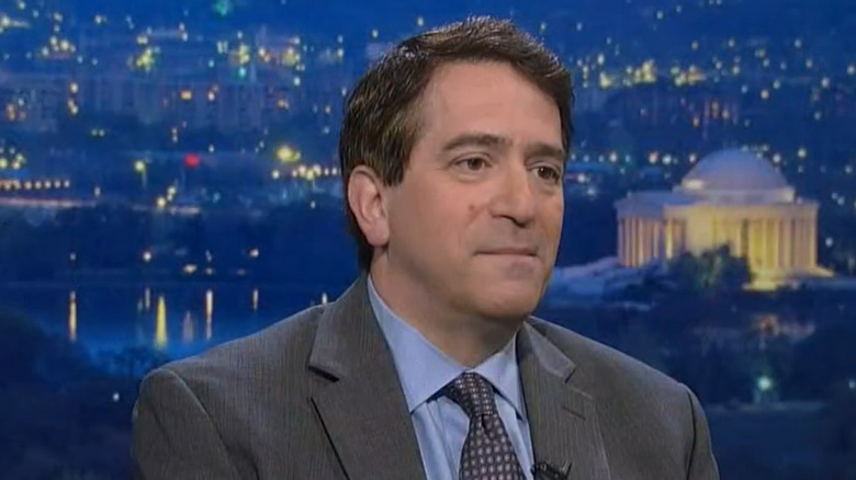 James Rosen sitting for an interview 