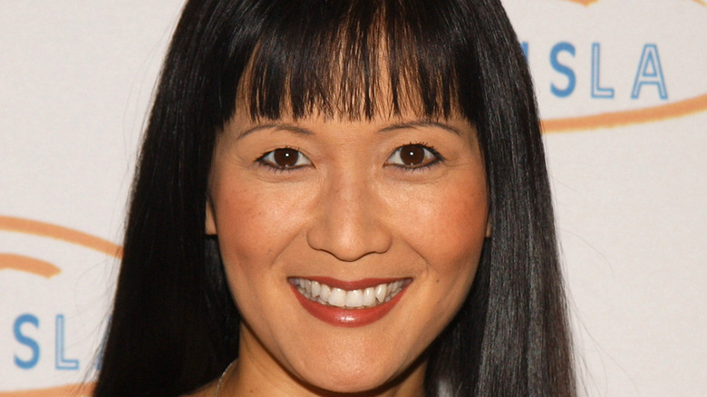 Suzanne Whang at a Beverly Hills luncheon