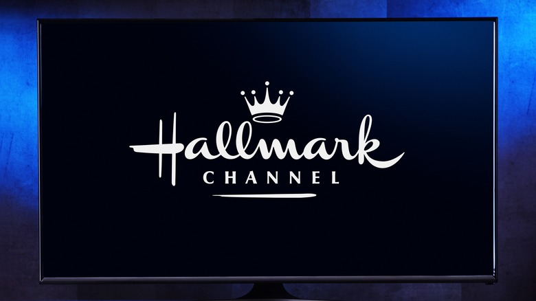 A screen showing The Hallmark Channel logo