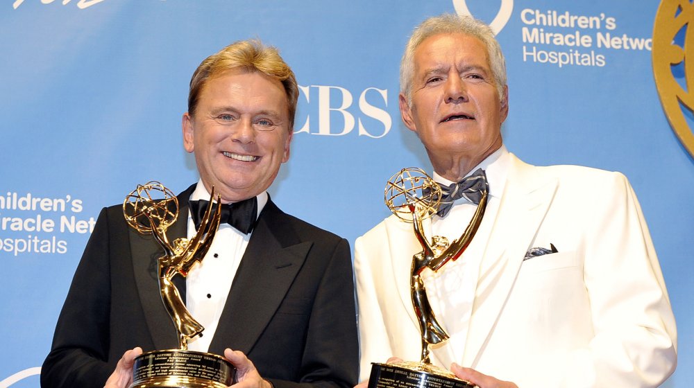 Pat Sajak and Alex Trebek