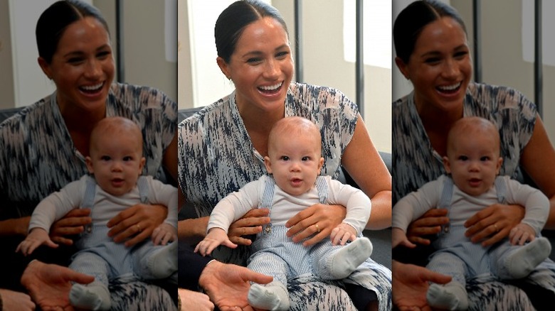 Meghan Markle laugh baby Archie