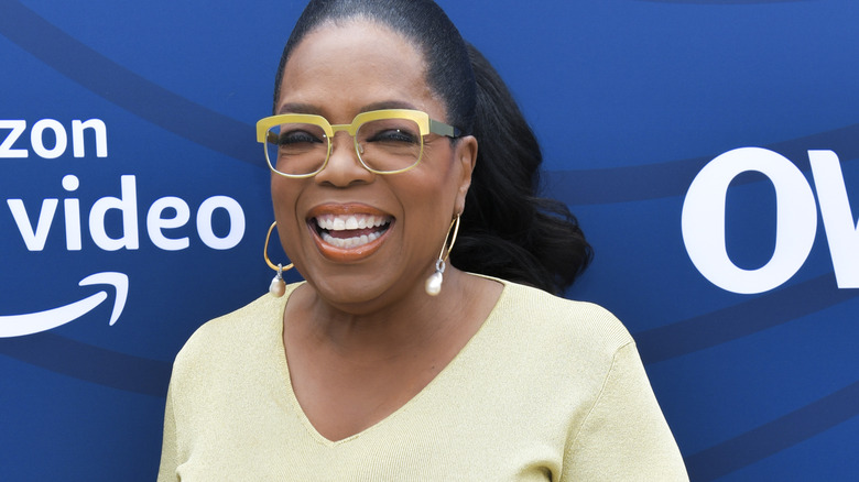 Oprah Winfrey laughing