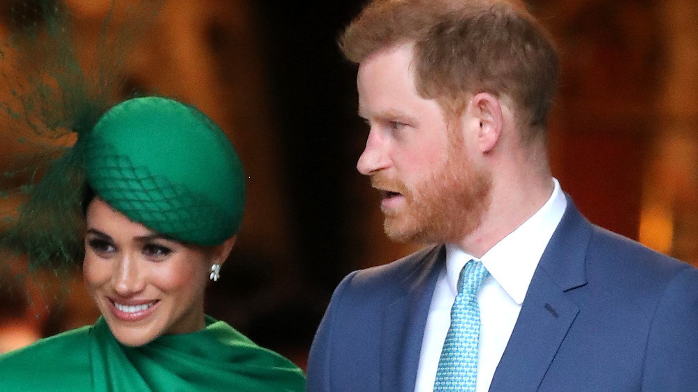 Meghan Markle and Prince Harry at an event