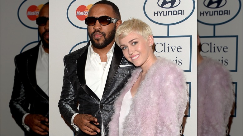 Miley Cyrus and Mike WiLL Made-It on the red carpet