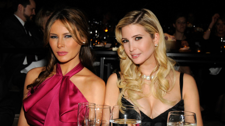 Melania and Ivanka Trump at an event 