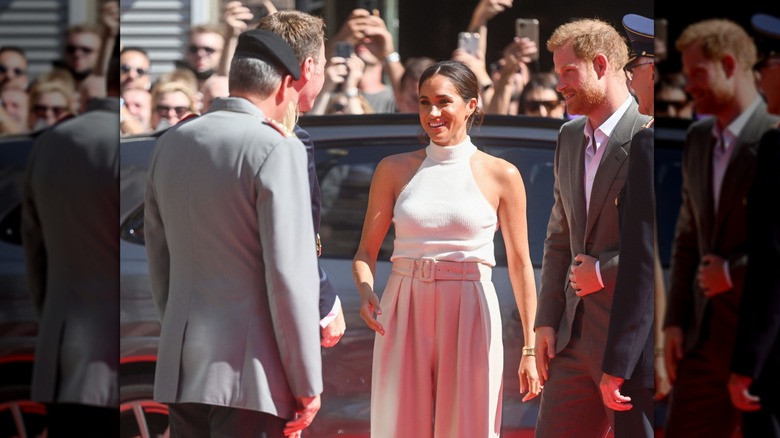 Meghan and Harry at an event 