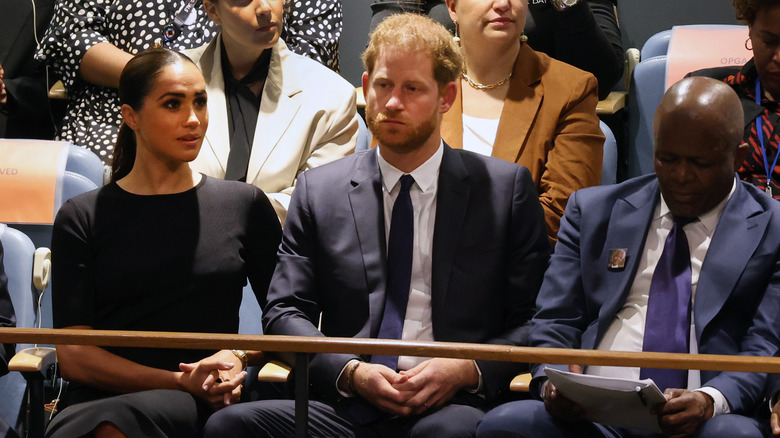 Harry and Meghan at an event 