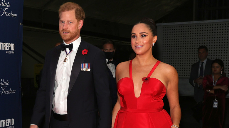 Harry and Meghan at an event 