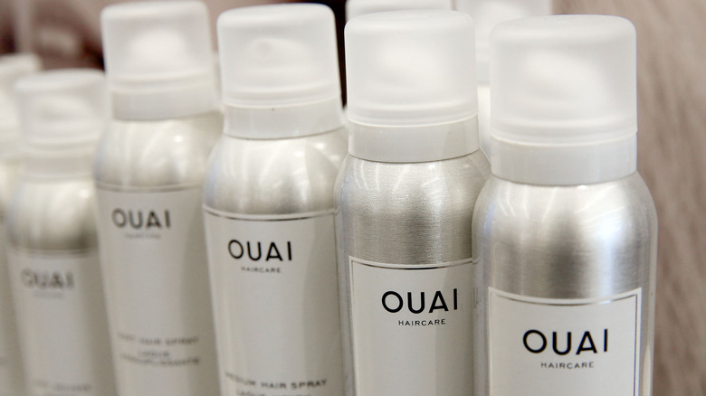 Ouai dry shampoo bottles