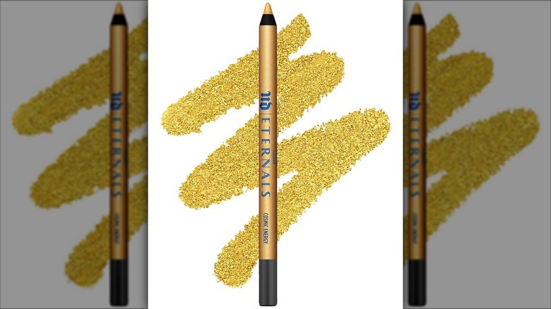 A tube of Urban Decay's golden "Eternals" eyeliner