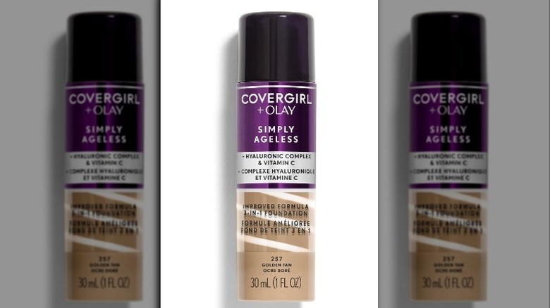 CoverGirl Simply Ageless liquid foundation in Golden Tan