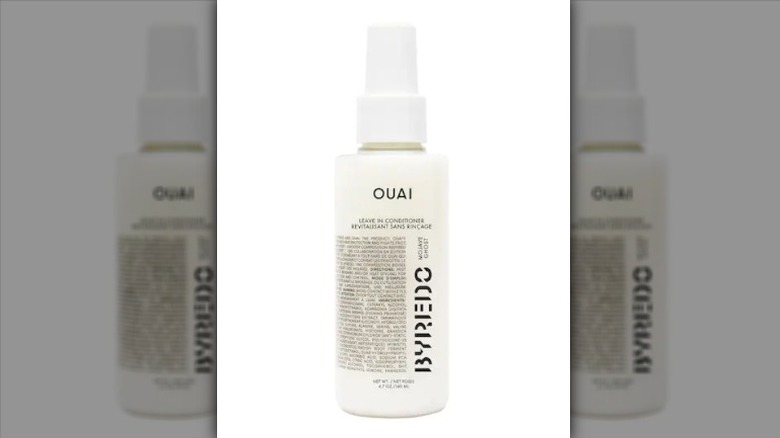 Ouai x Byredo leave in conditioner bottle