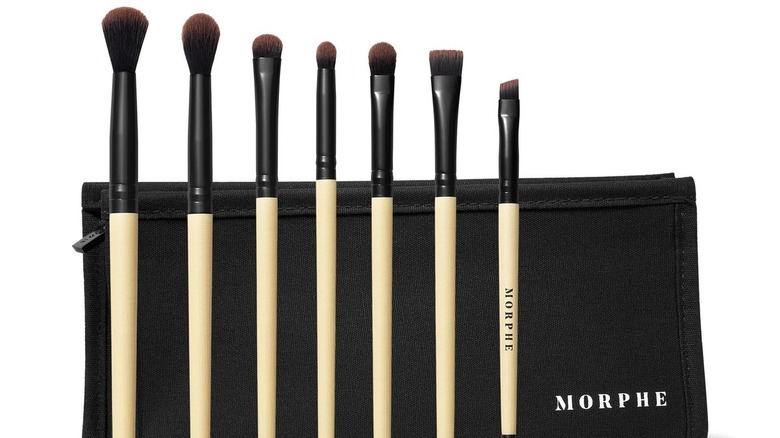 The bamboo makeup brush set from Morphe