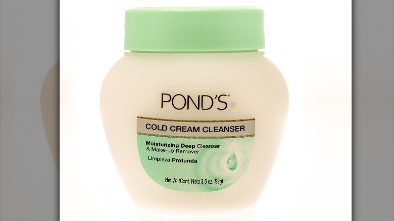 Container of Pond's cold cream cleanser