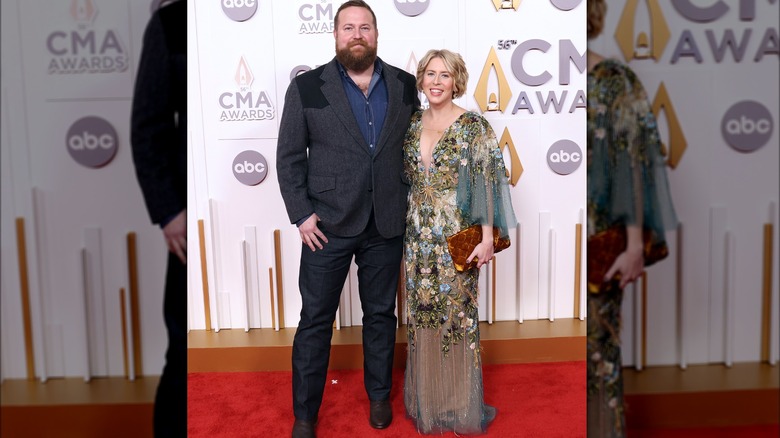 Ben and Erin Napier smiling at the CMAs