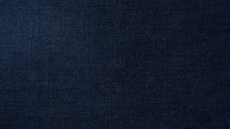 Dark indigo denim swatch