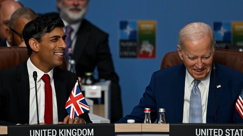 Rishi Sunak and President Biden 