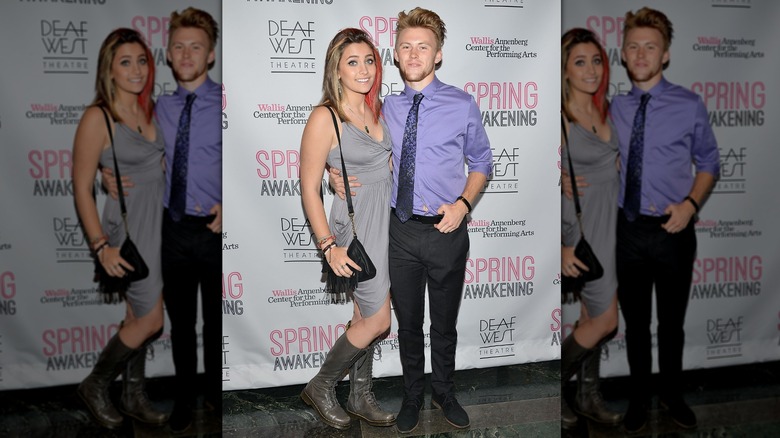 Paris Jackson with Chester Castellaw at opening night for Spring Awakening