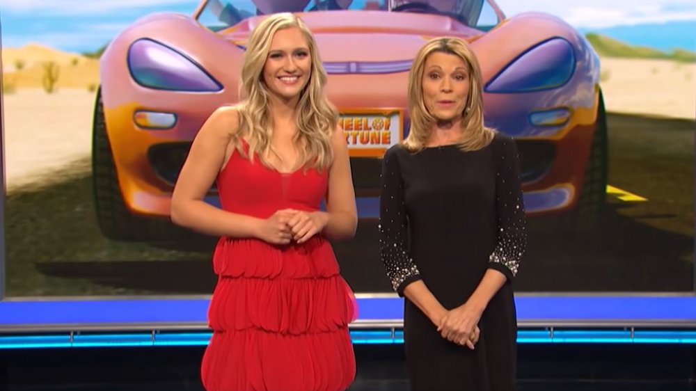 Maggie Sajak and Vanna White