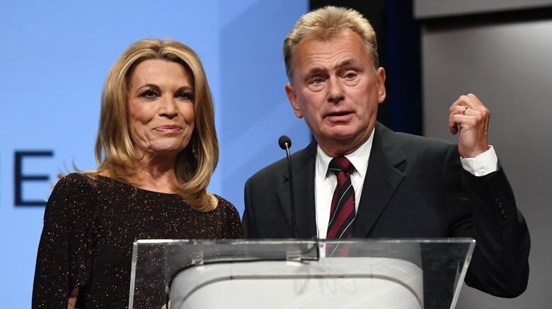 Vanna White and Pat Sajak