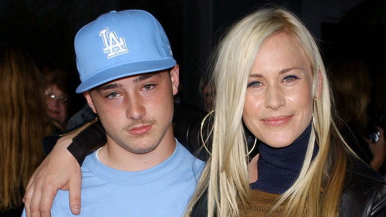 Patricia Arquette and son Enzo