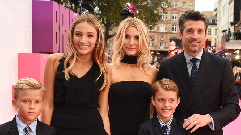 Talula Dempsey with her family