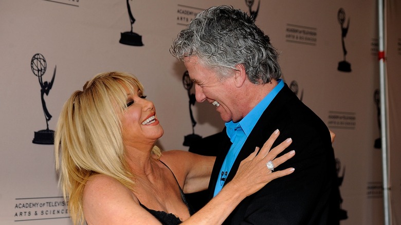 Suzanne Somers Patrick Duffy laughing
