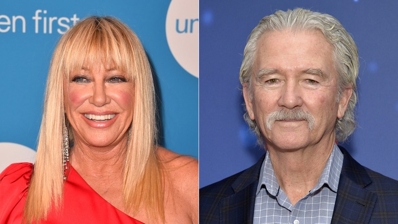 Suzanne Somers and Patrick Duffy smiling