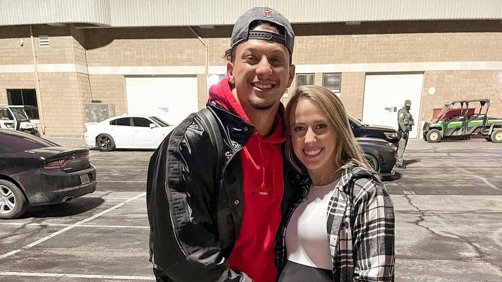 Brittany Matthews and Patrick Mahomes on Instagram