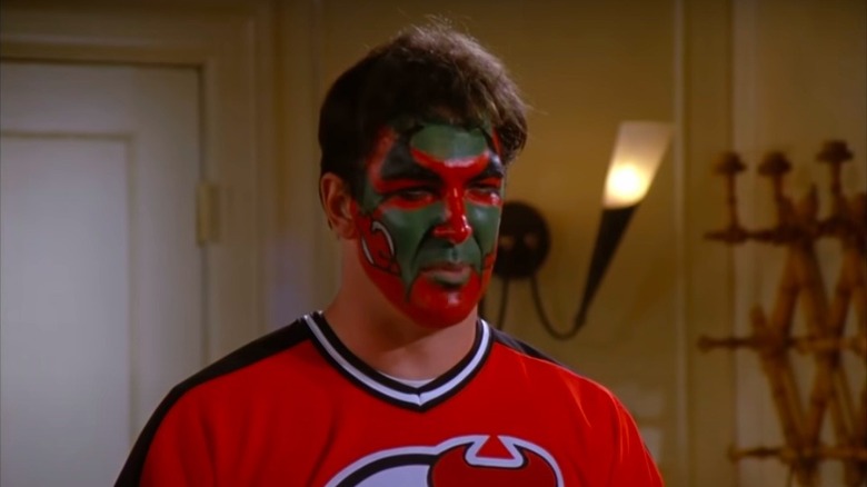 Patrick Warburton playing David Puddy in Seinfeld