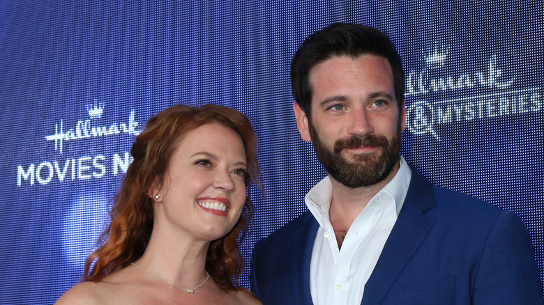 Patti Murin posing with Colin Donnell 