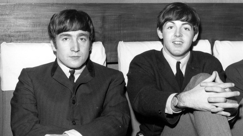 John Lennon and Paul McCartney in their youth