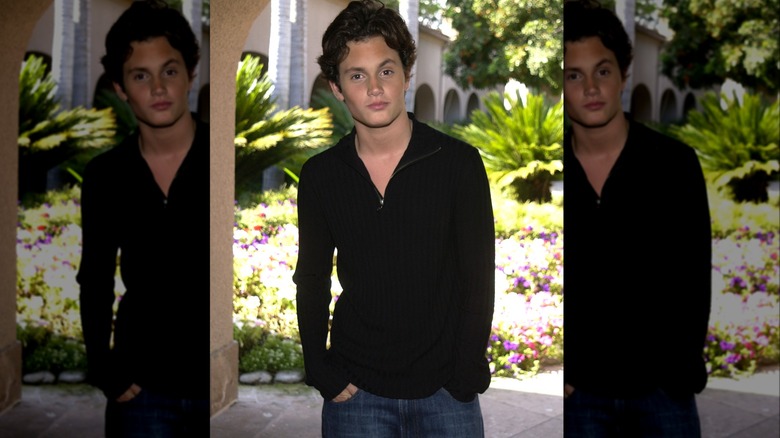 Young Penn Badgley posing