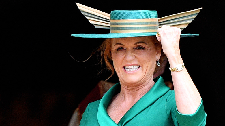 Sarah Ferguson smiling