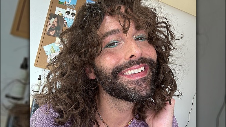 Jonathan Van Ness after a perm